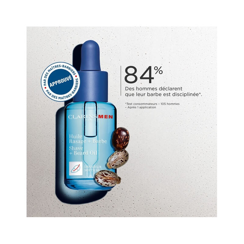 ClarinsMen Huile Rasage et Barbe 4