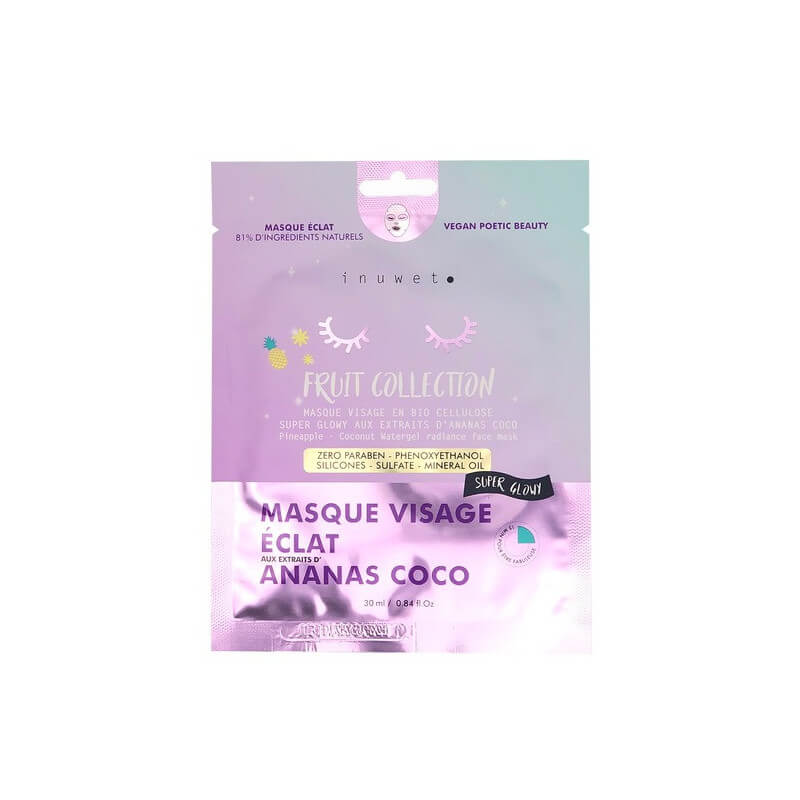 Masque Visage Eclat Fruit Collection Ananas Coco 1